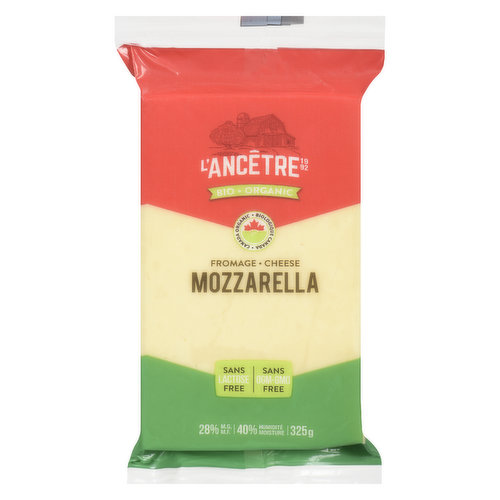 L'Ancetre - Mozzarella Cheese 28% Organic