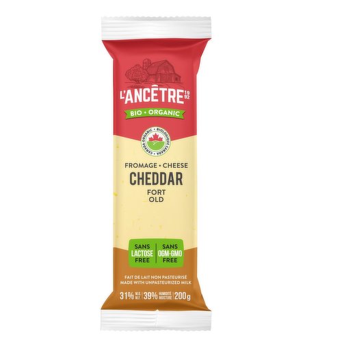 L'Ancetre - Organic Old Cheddar Cheese Lactose Free