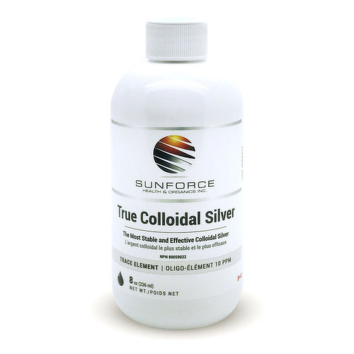 SunForce - True Colloidal Silver 10ppm