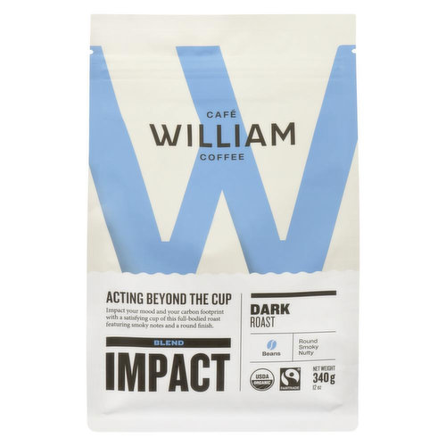 Cafe William - Dark Roast Beans Impact