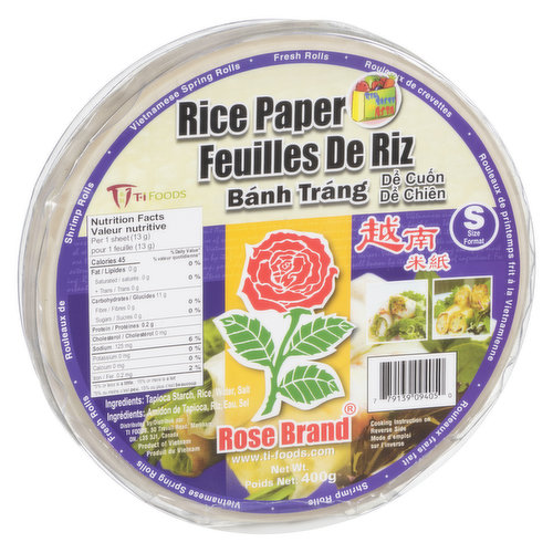 RICPAP340 | Rice Paper Sheets (400GR)