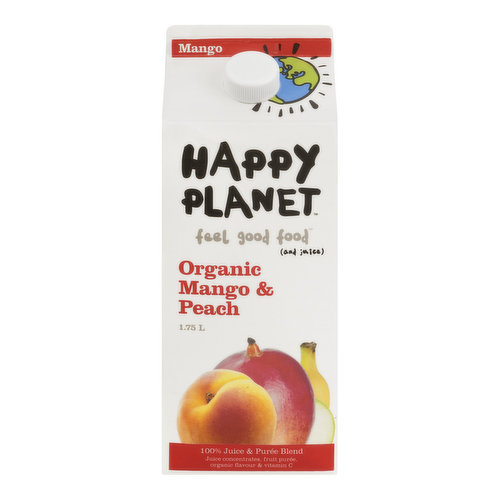 Happy Planet - Juice Mango & Peach Organic