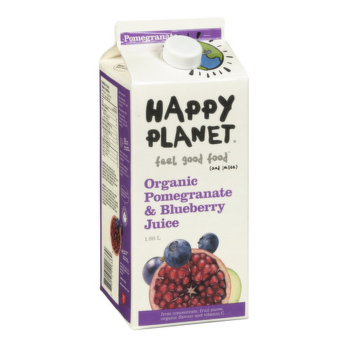 Happy Planet - Juice Blueberry & Pomegranate Organic