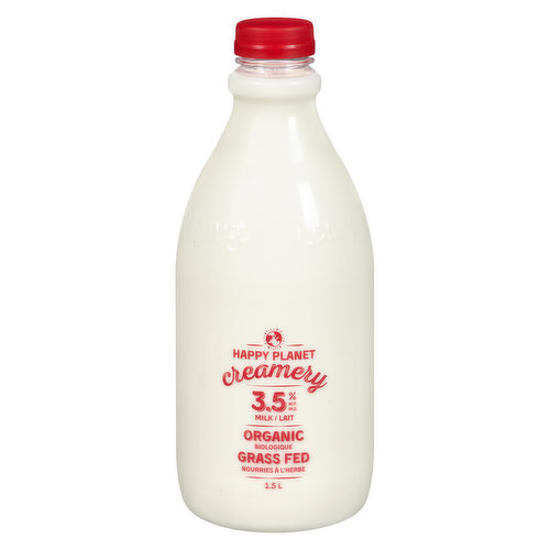 Happy Planet - Creamery Milk 3.5% M.F. Organic