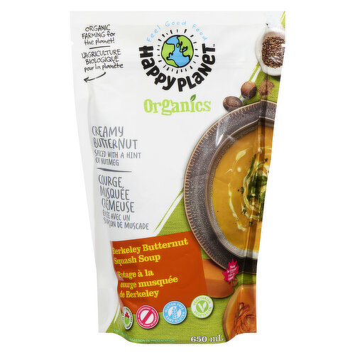 Happy Planet - Soup Berkeley Butternut Squash Organic