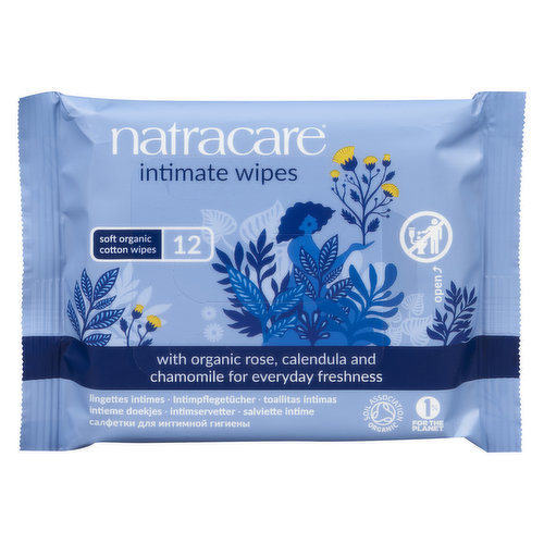 Natracare - Intimate Wipes