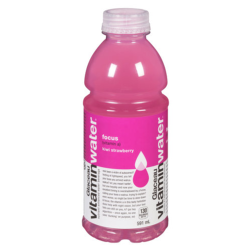 Glaceau - Vitamin Water Focus (Kiwi Strawberry)