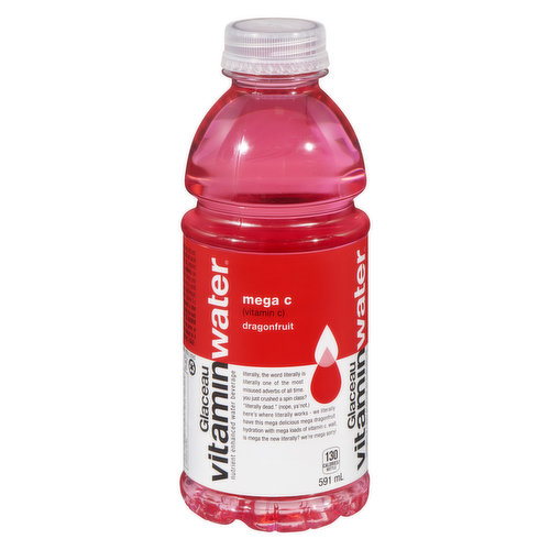 Glaceau - Vitamin Water Mega C (Dragon-fruit)