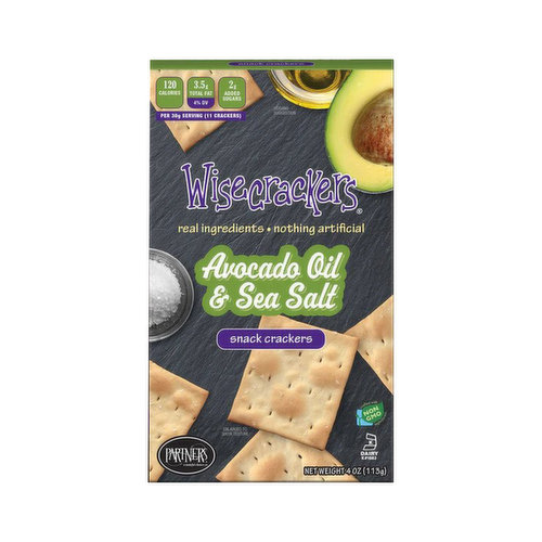 Partners - Wisecrackers Avocado & Sea Salt