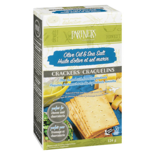 Partners - Hors D'oeuvre Crackers - Olive Oil & Sea Salt