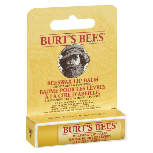 Burt's Bees - Burts Bees Lip Balm Carded