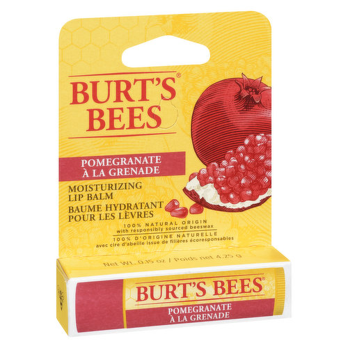 Burt's Bees Replenishing Lip Balm with Pomegranate Oil