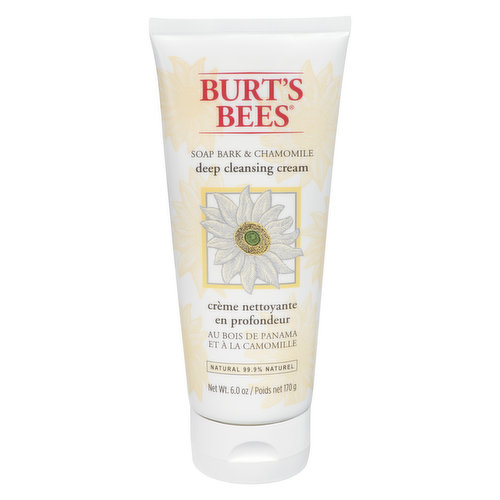 Burt's Bees - Deep Cleansing Cream - Soap Bark & Chamomile