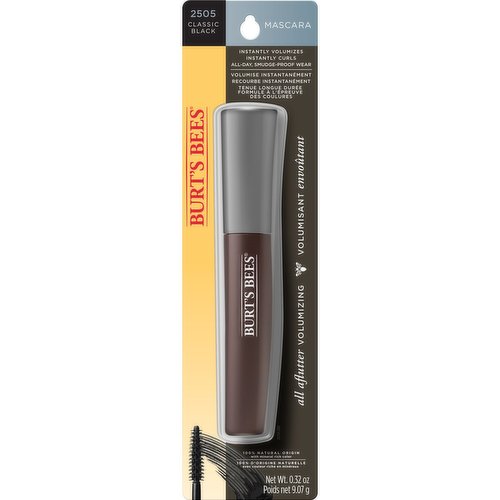 Burt's Bees - Volumizng Mascara - 2505 Classic Black