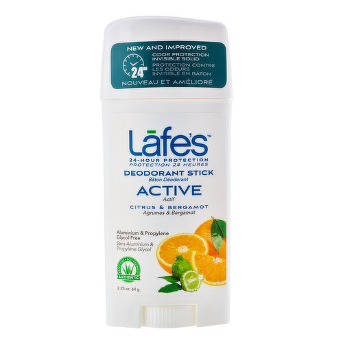 Lafes - Deodorant Active (Citrus & Bergamot)