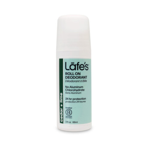 Lafes - Roll on Deodorant Fresh Cedar & Aloe