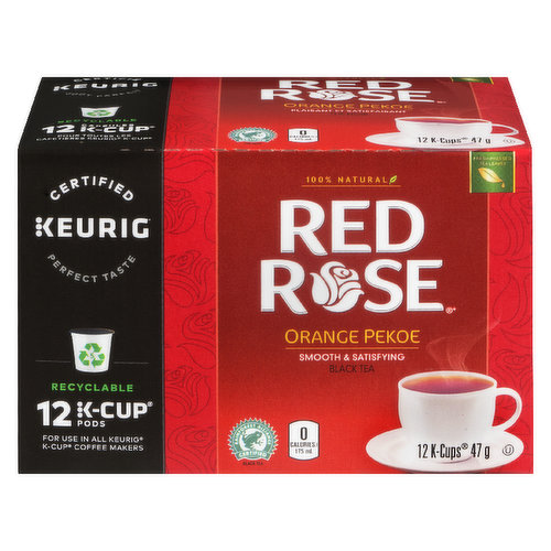 Red Rose - Orange Pekoe Tea -K-Cups