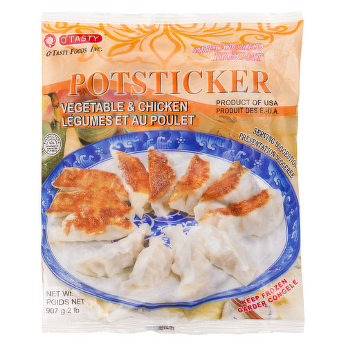 Otasty Potstickers Vegetable And Chicken 1138