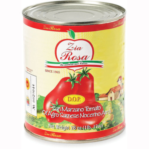 Zia Rosa - San Marzano Peeled Tomatoes