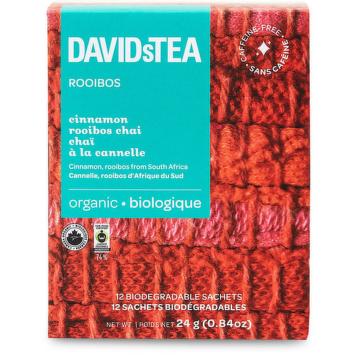 Davids Tea - Cinnamon Rooibos Chai