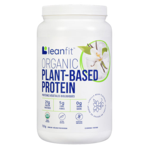 LeanFit - Plant-Based Protein Vanilla Bean Organic