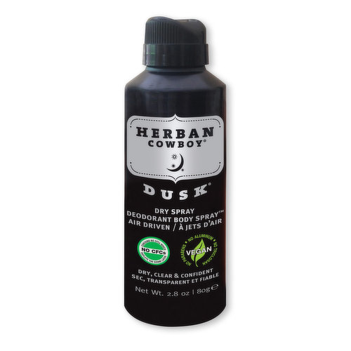 Herban Cowboy - Men's Spray Deodorant Dusk