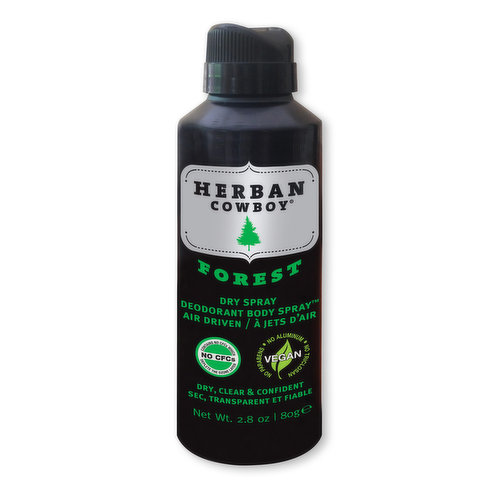 Herban Cowboy - Men's Spray Deodorant Forest