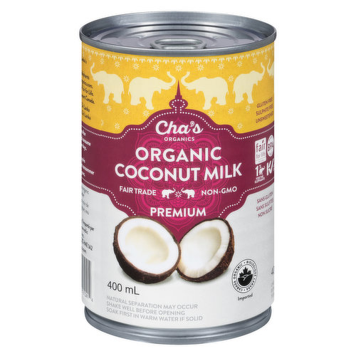 Cha's Organic - Coconut Milk