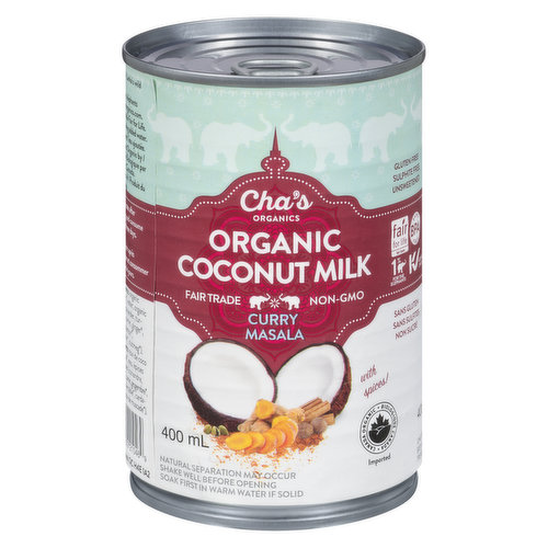 Cha's Organic - Coconut Milk Curry Masala