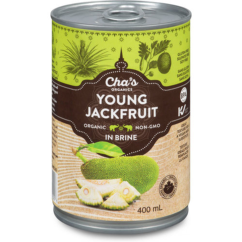 Cha's Organic - Canned Young Jackfruit in Brine