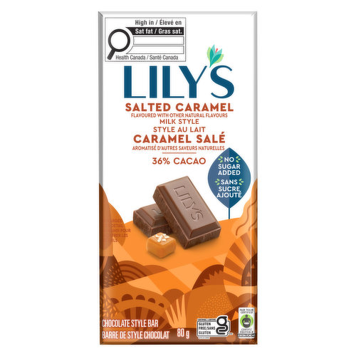 Lilys - Salted Caramel Milk Chocolate Style Bar