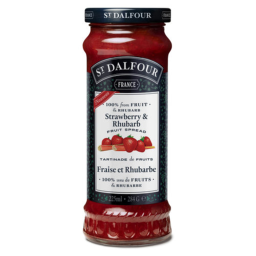 St. Dalfour - Fruit Spread Strawberry & Rhubarb