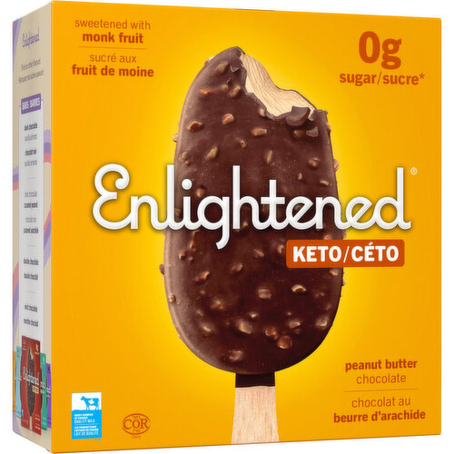 Enlightened - Chocolate Peanut Butter Ice Cream Bar