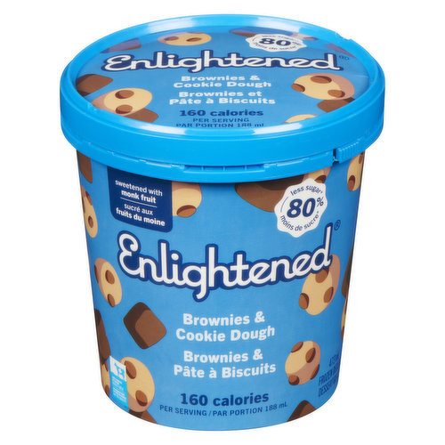 Enlightened - Brownies & Cookie Dough Ice Cream