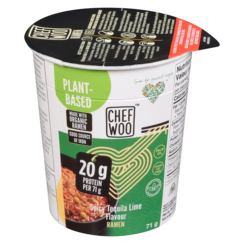 Chef Woo Ramen Noodle Cup, Spicy Tequila Lime SaveOnFoods