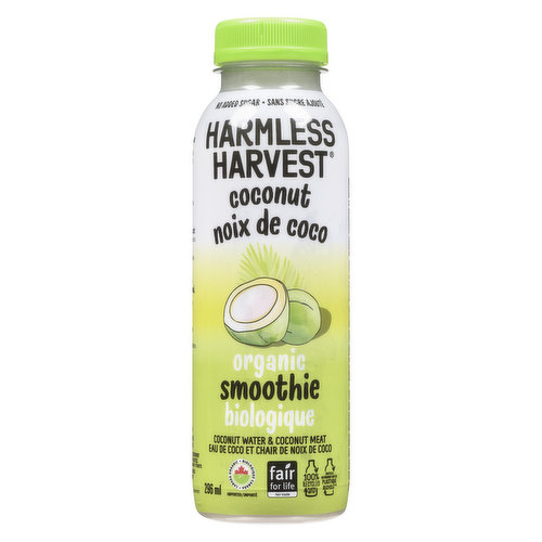 Harmless Harvest - Organic Coconut Smoothie, Coconut Water & Coconut Meat