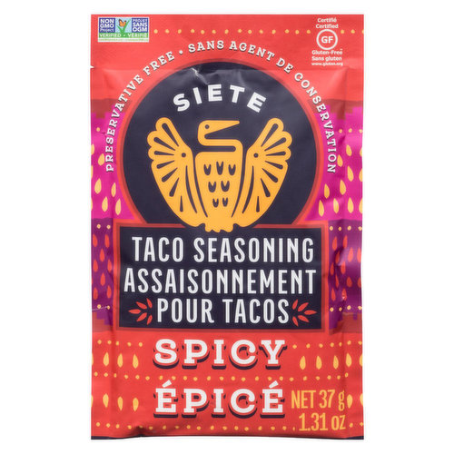 Siete - Taco Seasoning, Spicy