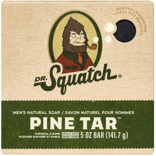 Dr Squatch - Pine Tar Bar Soap