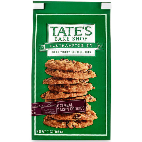 Tates - Cookies - Oatmeal Raisin