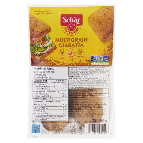 Schar - Ciabatta Multigrain