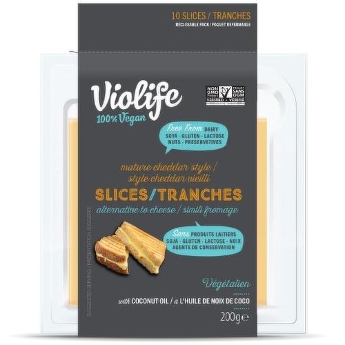 Violife - Mature Cheddar Style Slice
