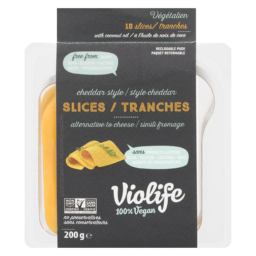 Violife - Cheddar Slices