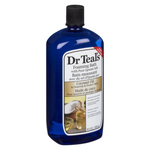 Dr Teal's - Foaming Bath with Pure Epsom Salt - Coconut Oil