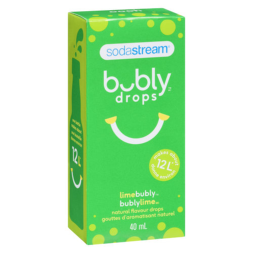 Sodastream - Bubly Drops Lime Bubly