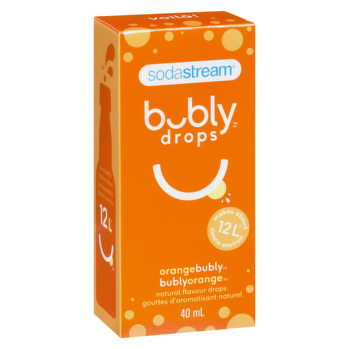 Sodastream - Bubly Drops Orange Bubly