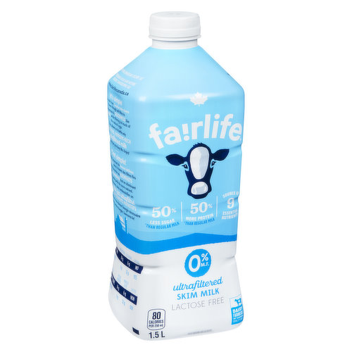 Fairlife Lactose-Free 0% Skim Milk (1.5 L)