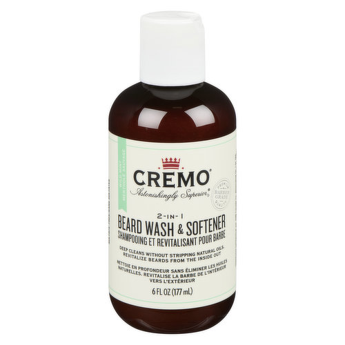 Cremo - 2-In-1 Cooling Beard Wash & Softener