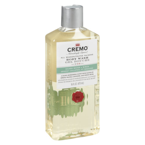 Cremo - Body Wash Silver Water & Birch