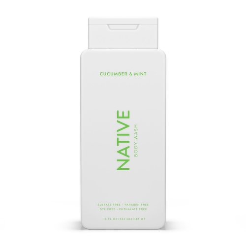 Native - Cucumber And Mint Body Wash