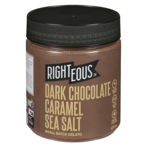 RIGHTEOUS - Chocolate Caramel Sea Salt Gelato